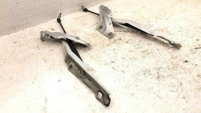 10-18 Dodge Ram 4500 Pair Of Hood Hinges Right Left Set Assembly Oem White Pw7