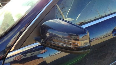 12-14 Mercedes C300 Driver Left Power Side Mirror Door Mounted Lunar Blue 890