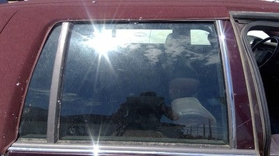 93 Cadillac Fleetwood Passenger Right Rear Side Window Door Glass Oem Back