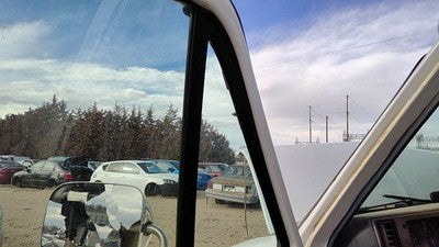 1980-1996 Gmc Van 3500 Driver Left Front Vent Window Small Door Glass With Frame