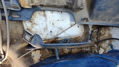 1996 Ford F350 Driver Left Front Seat Belt Buckle Receiver Oem Blue