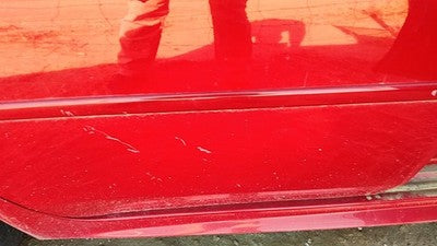 11 Chevy Impala Passenger Right Rear Moulding From Door Back Trim Strip Red 74U