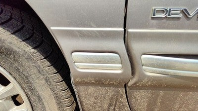 1999 Cadillac Deville Driver Left Moulding From Fender Oem Trim Strip 46A Beige