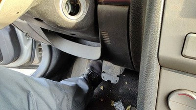 2007-2009 Lincoln Mkz Lower Dash Under Column Knee Bolster Trim Panel Black Mw