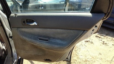 96-97 Accord Passenger Right Rear Door Trim Panel With Switches Back Gray F