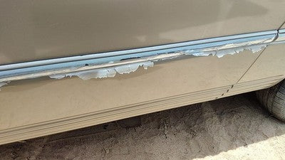 00 Town & Country Driver Left Rear Moulding From Door Oem Back Trim Strip Gold