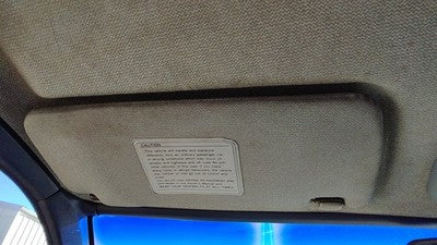 1995 Nissan Pathfinder Driver Left Sun Visor Oem Blue