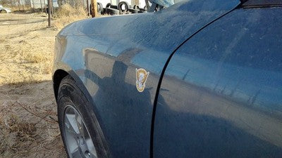 2006-2010 Hyundai Sonata Driver Left Front Fender Oem Blue 663100A000