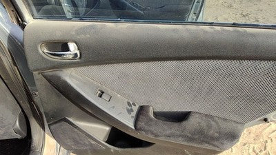 07-09 Altima Passenger Right Rear Door Trim Panel With Switches Back Charcoal G
