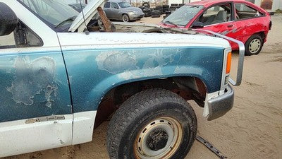 1988-1999 Chevy Silverado 1500 Passenger Right Front Fender Oem White 15998378