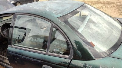 Saturn Sl1 Driver Left Rear Moulding On Quarter Panel Oem Green