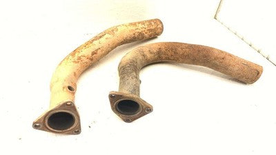 2012 Ford F150 5.0L Exhaust Manifold Flange Stub Down Pipe Set Oem Coyote Swap