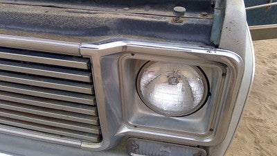 1973-1978 Chevy C20 Silverado Driver Left Chrome Headlight Trim Surround Oem