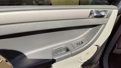 07-08 Pacifica Driver Left Rear Door Trim Panel With Switches Back Gray Da