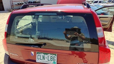 2001-2007 Volvo V70 Xc Back Glass Rear Window Only Oem Lift Gate Hatch 306743873