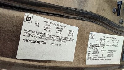 1997-2005 Buick Park Ave Passenger Right Front Brake Caliper With Mount Bracket
