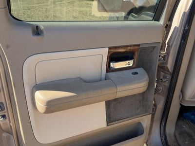 2004-2008 Ford F150 Driver Left Rear Door Trim Panel With Switches Back Tan Hw