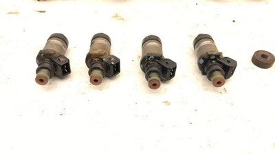 86-91 Acura Integra Complete Fuel Rail With Injectors Set Loaded D16a1 Black Top