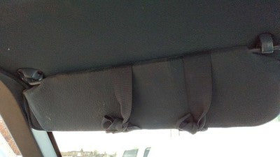 1993 Gmc Safari Driver Left Sun Visor Oem Blue