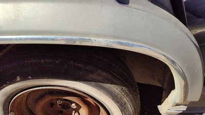 85 Grand Marquis Passenger Right Rear Chrome Trim Wheel Flare Moulding Back Gray