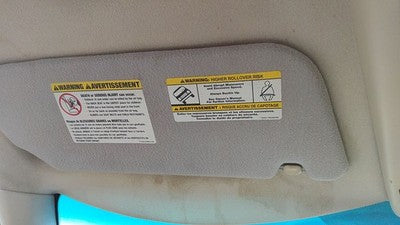 2001-2005 Ford Explorer Driver Left Sun Visor Oem Tan Gp 3L2z7804105eb