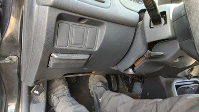 1996-1998 Honda Civic Lower Dash Under Column Knee Bolster Trim Panel Coupe Gray