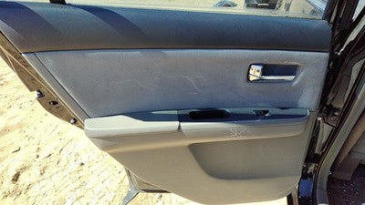 07-09 Nissan Sentra Driver Left Rear Door Trim Panel With Switches Back Black W