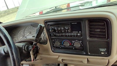 00-02 Silverado 2500 Hd Trim Bezel Around Speedometer Dash Surround Panel Tan