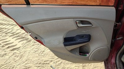 2010 Honda Insight Driver Left Rear Door Trim Panel With Switches Back Tan
