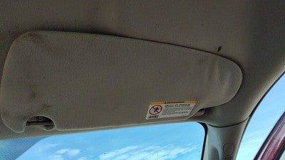 2003-2005 Dodge Ram 2500 Passenger Right Sun Visor Oem Taupe L5 0Xb04Tl2Aa
