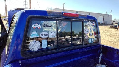 1998-2011 Ford Ranger Sliding Back Glass Rear Window Assembly Oem 6L5z13422b30ba