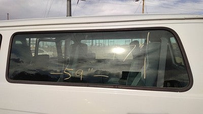 1971-1996 Gmc Van 3500 Driver Left Rear Quarter Glass Back Side Window Oem