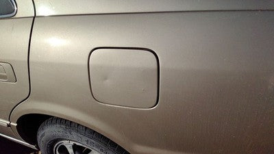 1997-2001 Toyota Camry Fuel Tank Door With Hinge Gas Lid Oem Filler Gold