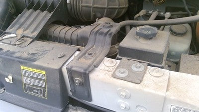 1997-2003 Ford Van E450 Pair Of Radiator Mount Bracket Straps Oem Set 6.8L