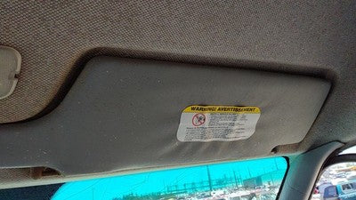 2002-2006 Dodge Sprinter Van 3500 Passenger Right Sun Visor Oem Gray Aa