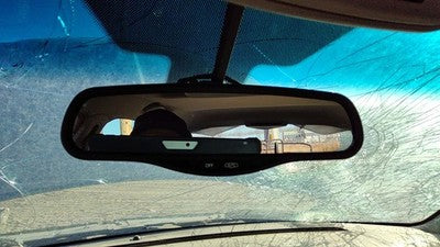 2003 Lincoln Town Car Inside Rear View Mirror Oem Windshield Mounted