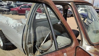 81-86 Ram W250 Passenger Right Front Vent Window Small Door Glass With Frame