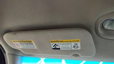 2002-2003 Jeep Liberty Driver Left Sun Visor Oem Gray M5dv 0Xq031l2ab