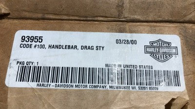 2000 Harley Davidson 1Inch Drag Style Sportser Handle Bar 93955 New Un Opened