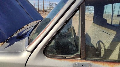 1980-1991 F250 Pickup Driver Left Front Vent Window Small Door Glass With Frame