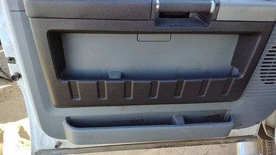 2011-2016 Ford F250 Driver Left Front Door Trim Panel With Master Switch Gray 3S