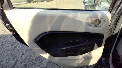 11-13 Ford Fiesta Driver Left Rear Door Trim Panel With Switches Back Black Dl