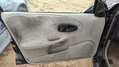 1999 Saturn Sl2 Driver Left Front Door Trim Panel With Master Switch Gray