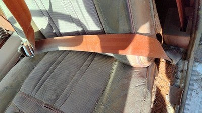 1984 Jeep Grand Wagoneer Driver Left Front Seat Belt Retractor Shoulder Brown