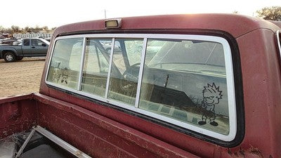 1975-1979 Ford F150 Back Glass Rear Window Oem Dt04590cl