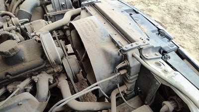 1991 Volvo 740 Radiator Cooling Fan Shroud Oem Plastic Housing B230f