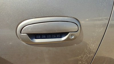 97-02 Ford Expedition Driver Left Front Outside Door Handle Oem Arizona Beige Aq