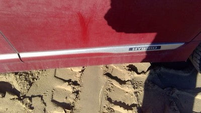 2010-2012 Lexus Hs250h Driver Left Rear Moulding From Door Oem Back Trim Red 3r1