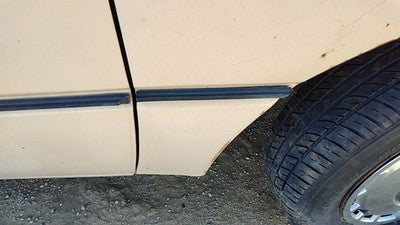 1984 Ford Tempo Passenger Right Moulding From Fender Oem Trim Strip Tan