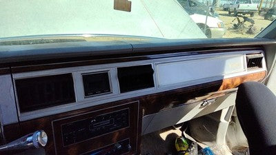 82-87 Grand Marquis Passenger Dash Trim Bezel With Heater Ac Vents Gray